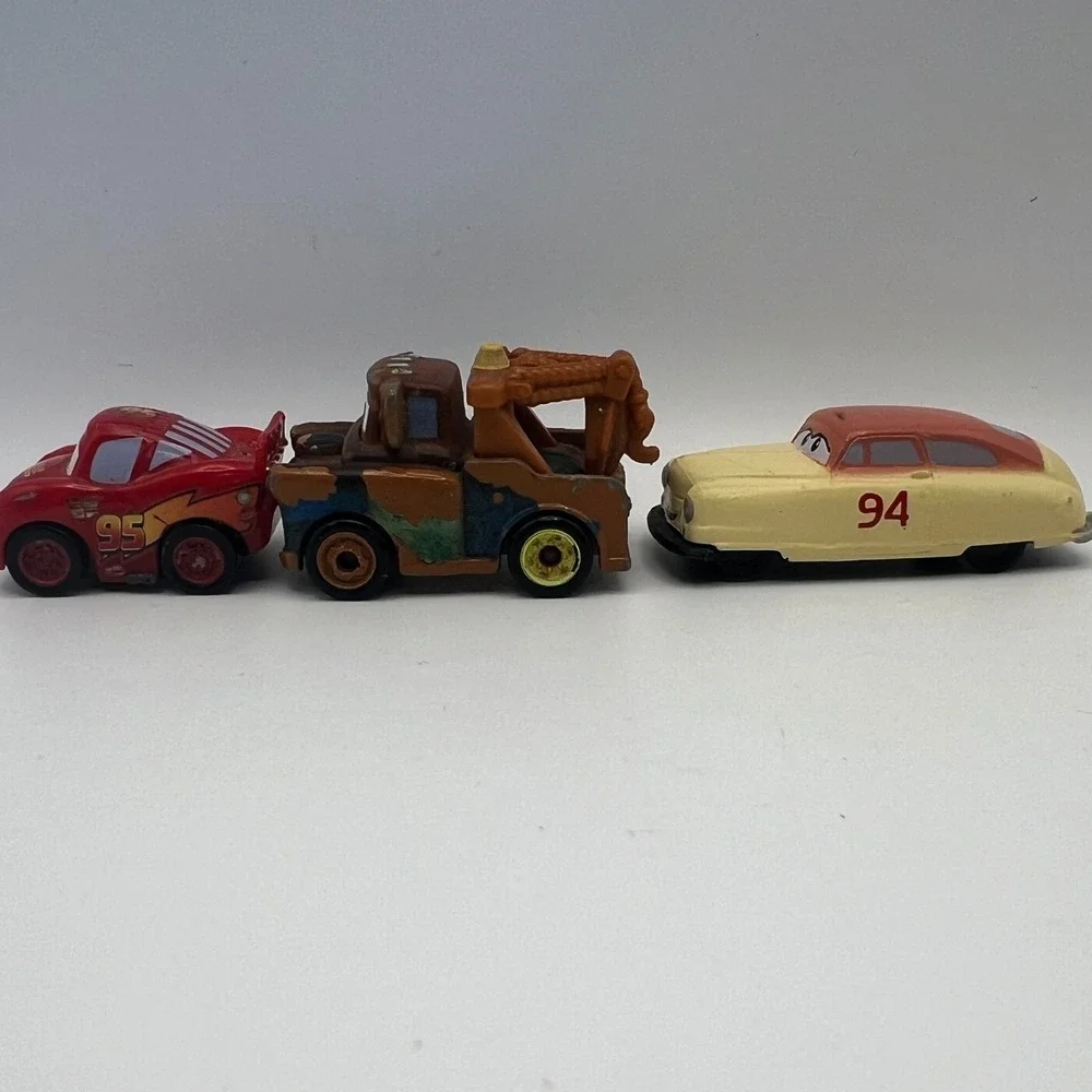 Disney Pixar Cars Mini Car Mixed Lot of 3 McQueen Mater Louise Nash 1